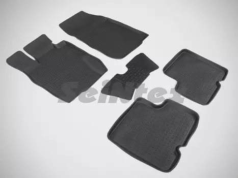 Коврики салона резиновые с высоким бортиком Seintex 82718 Renault Duster 2011 - 2014