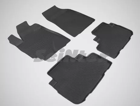 Коврики салона резиновые с высоким бортиком Seintex 83275 Toyota Highlander 2010 - 2013