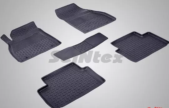 Коврики салона резиновые с высоким бортиком Seintex 83334 Opel Insignia 2009 - 2013