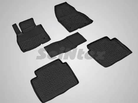 Коврики салона резиновые с высоким бортиком Seintex 83982 Mazda 6 2012-