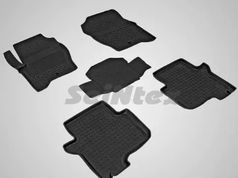 Коврики салона резиновые с высоким бортиком Seintex 84078 Land Rover Discovery 2010 - 2014