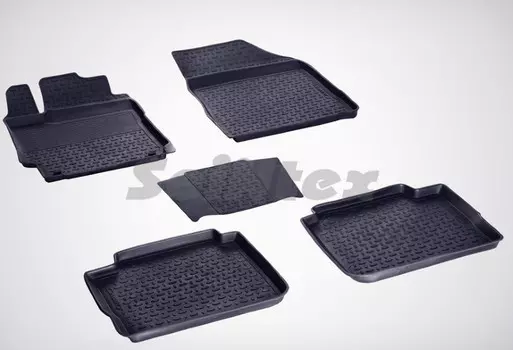 Коврики салона резиновые с высоким бортиком Seintex 84792 Toyota Camry 2012 - 2017