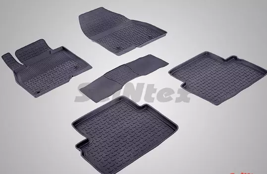 Коврики салона резиновые с высоким бортиком Seintex 85085 Mazda 3 2013 - 2015