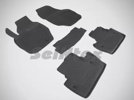 Коврики салона резиновые с высоким бортиком Seintex 85756 Volvo S60 2010 - 2013