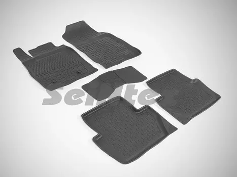 Коврики салона резиновые с высоким бортиком Seintex 86187 Ford Ecosport 2014 - 2016