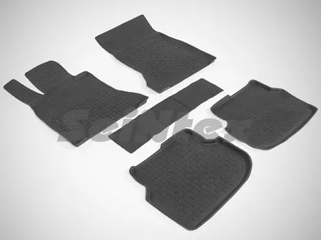 Коврики салона резиновые с высоким бортиком Seintex 86393 BMW 5 2010 - 2012