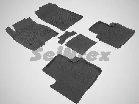 Коврики салона резиновые с высоким бортиком Seintex 86467 Haval H6 2015-