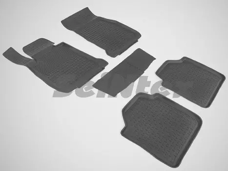 Коврики салона резиновые с высоким бортиком Seintex 86535 BMW 3 2013 - 2015