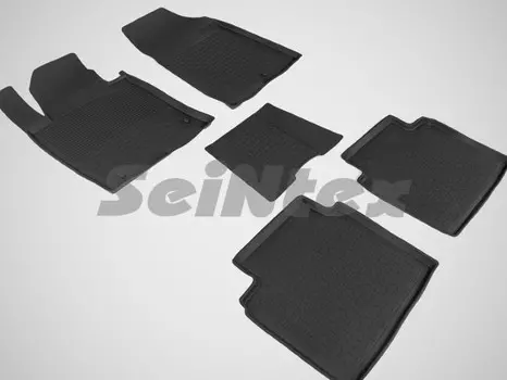 Коврики салона резиновые с высоким бортиком Seintex 87405 KIA Optima 2016-
