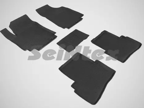 Коврики салона резиновые с высоким бортиком Seintex 87517 Hyundai Creta (ix25) 2015-