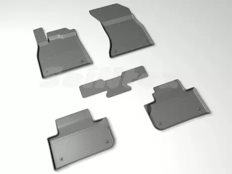 Коврики салона резиновые с высоким бортиком Seintex 88985 Audi Q5 2017-