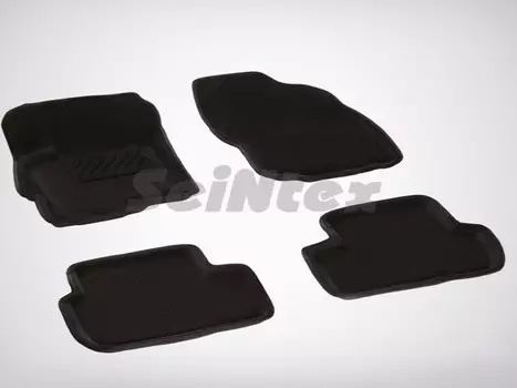 Коврики салона текстильные 3D, бежевые Seintex 84141 Mitsubishi Lanser 2007 - 2014