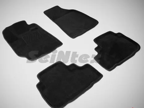 Коврики салона текстильные 3D, бежевые Seintex 84764 Toyota Highlander 2010 - 2013