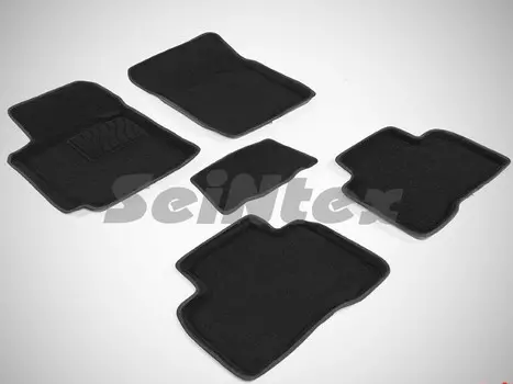 Коврики салона текстильные 3D, черные (5 дв.) Seintex 71702 Suzuki Grand Vitara 2005 - 2015