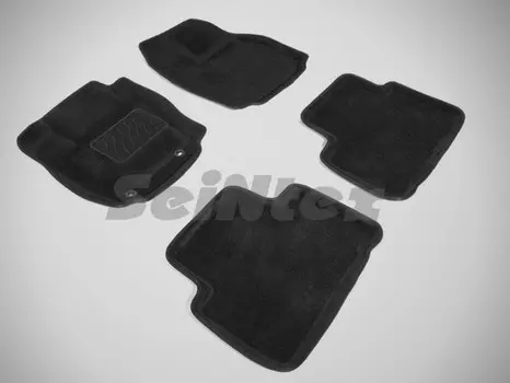 Коврики салона текстильные 3D, черные Seintex 81952 Ford S-Max 2006 - 2015