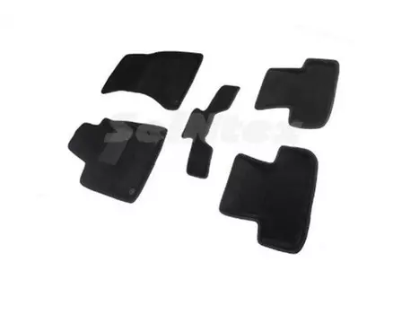 Коврики салона текстильные 3D, черные Seintex 86289 Audi Q5 2008 - 2016