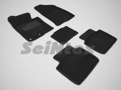 Коврики салона текстильные 3D, черные Seintex 87325 KIA Optima 2011 - 2015