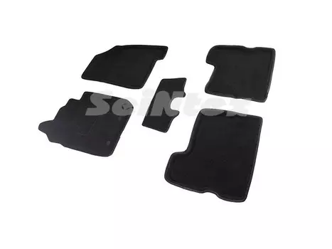 Коврики салона текстильные 3D, черные Seintex 88362 Lada X-Ray TopPrestige 2016-