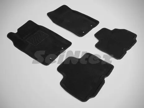 Коврики салона текстильные 3D, серые Seintex 84750 Ssangyong Kyron 2007 - 2015