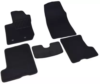 Коврики салона текстильные, чёрные SV-Design 3013-UNF3-15P для LADA X Ray-