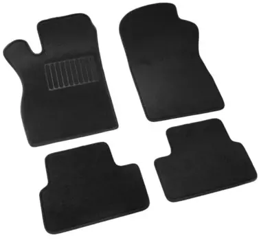 Коврики салона текстильные, чёрные SV-Design 3727-UNF3-14P для NISSAN Juke (2010 - по н.в.)
