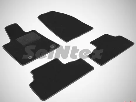 Коврики салона текстильные на резиновой основе LUX, черные (кроме версий с гибридным двигателем) Seintex 85500 Lexus RX270 2009 - 2015