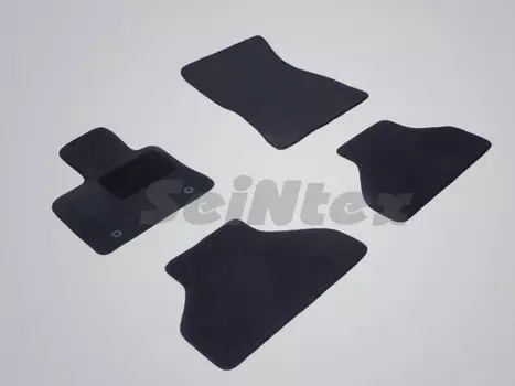 Коврики салона текстильные на резиновой основе LUX, черные Seintex 82259 BMW X5 (E71) 2007 - 2018