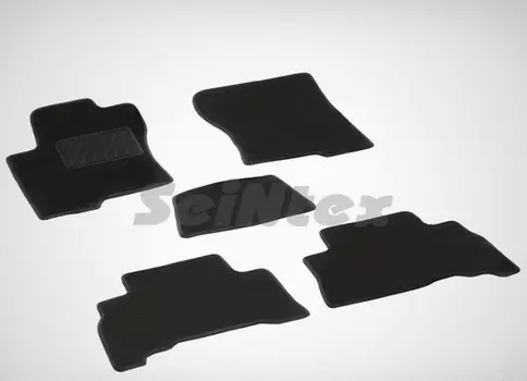 Коврики салона текстильные на резиновой основе LUX, черные Seintex 82352 Lexus GX460 2010 - 2013