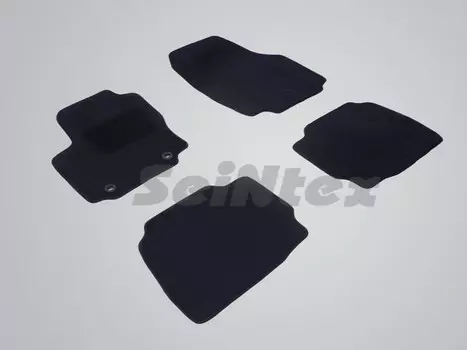 Коврики салона текстильные на резиновой основе LUX, черные Seintex 82754 Ford Mondeo 2008 - 2014