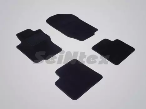 Коврики салона текстильные на резиновой основе LUX, черные Seintex 82770 Mercedes GL-Class X164 2007 - 2012