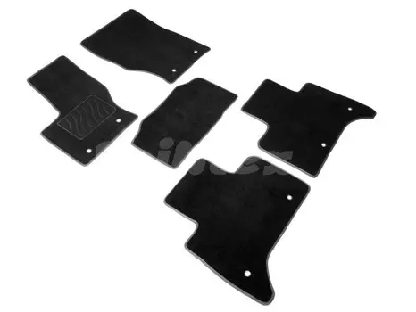 Коврики салона текстильные на резиновой основе LUX, черные Seintex 86799 Land Rover Range Rover 2013-