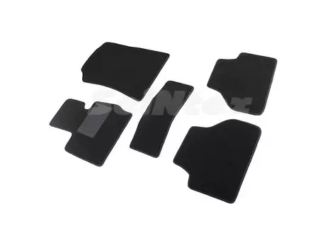 Коврики салона текстильные на резиновой основе LUX, черные Seintex 87536 BMW X4 (F-26 Xdrive) 2014 - 2018