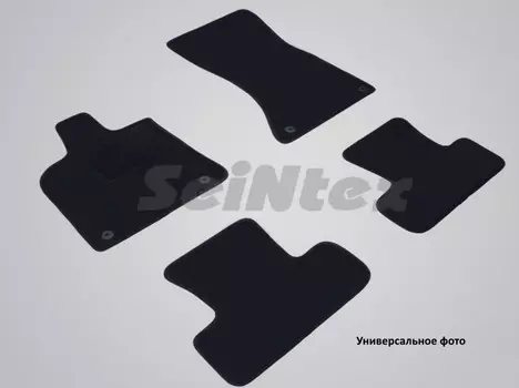 Коврики салона текстильные на резиновой основе LUX, черные Seintex 89170 Toyota Corolla 2013 - 2018