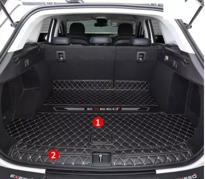Коврики в багажник 2 элемента CHERYEXEED TXL 2020-