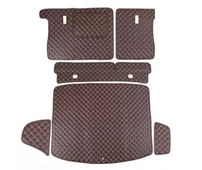 Коврики в багажник 6 элементов (полиуретан, коричневые) Honda CRV 2020-