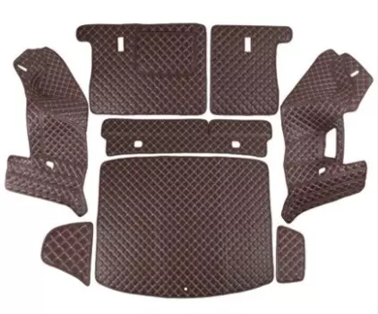 Коврики в багажник 8 элементов (полиуретан, коричневые) Honda CRV 2020-