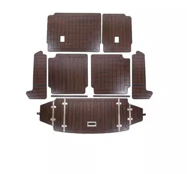 Коврики в багажник ( дерево ) для Volkswagen Teramont 2017 -