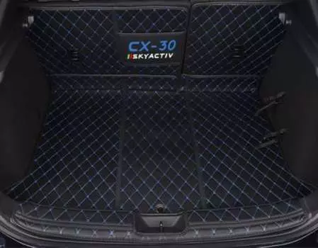 Коврики в багажник, синие, 4 элемента XHF-F168 XHF00120 Mazda CX-30 2020-