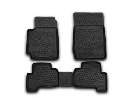 Коврики в салон, 4 штуки (полиуретан, черные, 5D) Element CARSZK00005 Suzuki Grand Vitara (3G) 2005-