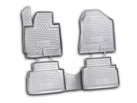 Коврики в салон, 4 штуки (полиуретан, черные) Element NLC.20.36.210kh Hyundai ix35 2010-