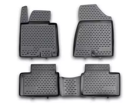 Коврики в салон, 4 штуки (полиуретан, черные) Element NLC.25.43.210 KIA Ceed (2G) 2012-