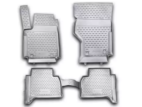 Коврики в салон, 4 штуки (полиуретан, черные) Element NLC.51.32.210kh Volkswagen Amarok (1G) 2010-