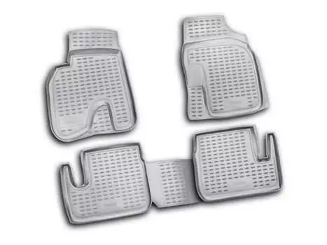 Коврики в салон, 4 штуки (полиуретан, черные) Element NLC.63.03.210 Chery Tiggo T11 (1G) 2005-