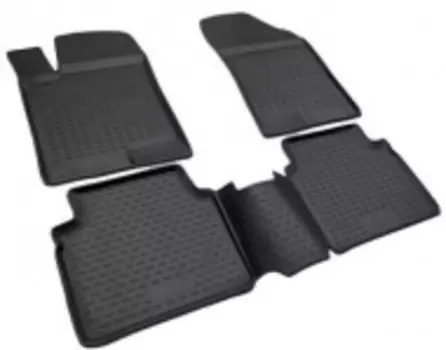 Коврики в салон черный Mitsubishi ASX (1G) рест.3 2020-