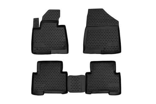 Коврики в салон (черный полиуретан) Format FORMAT.20.53.210h Hyundai Santa Fe 2012-