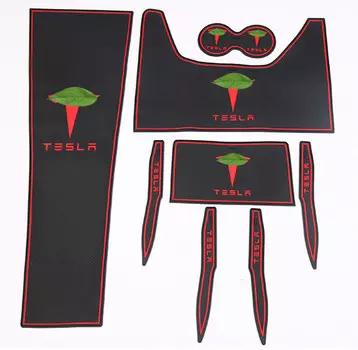 Коврики в салон GPPower черный K8768 Tesla Model S 2012-