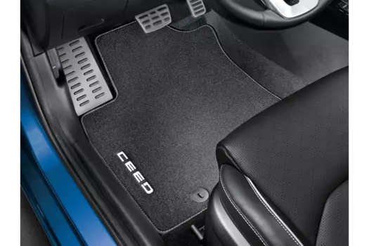Коврики в салон Hyundai/KIA велюр черный J7143ADE00 KIA Ceed (3G) 2018-