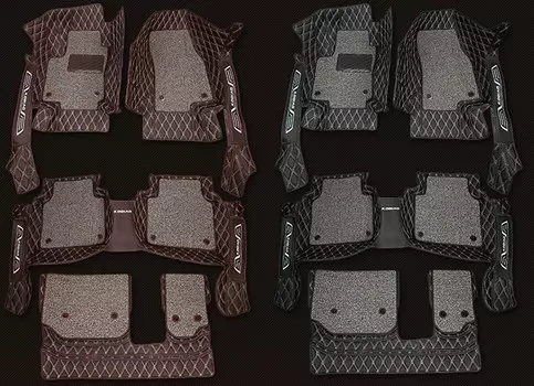 Коврики в салон из экокожи 3D Kodiaq 2017 -