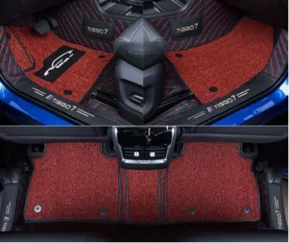 Коврики в салон (красные) Chery Tiggo 7 Pro 2020