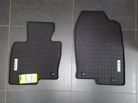 Коврики в салон Mazda резина черный 00008BN34 Mazda CX-9 (2G) 2016-